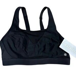 Athleta Invincible Sports Bra Black 36DD (E)
